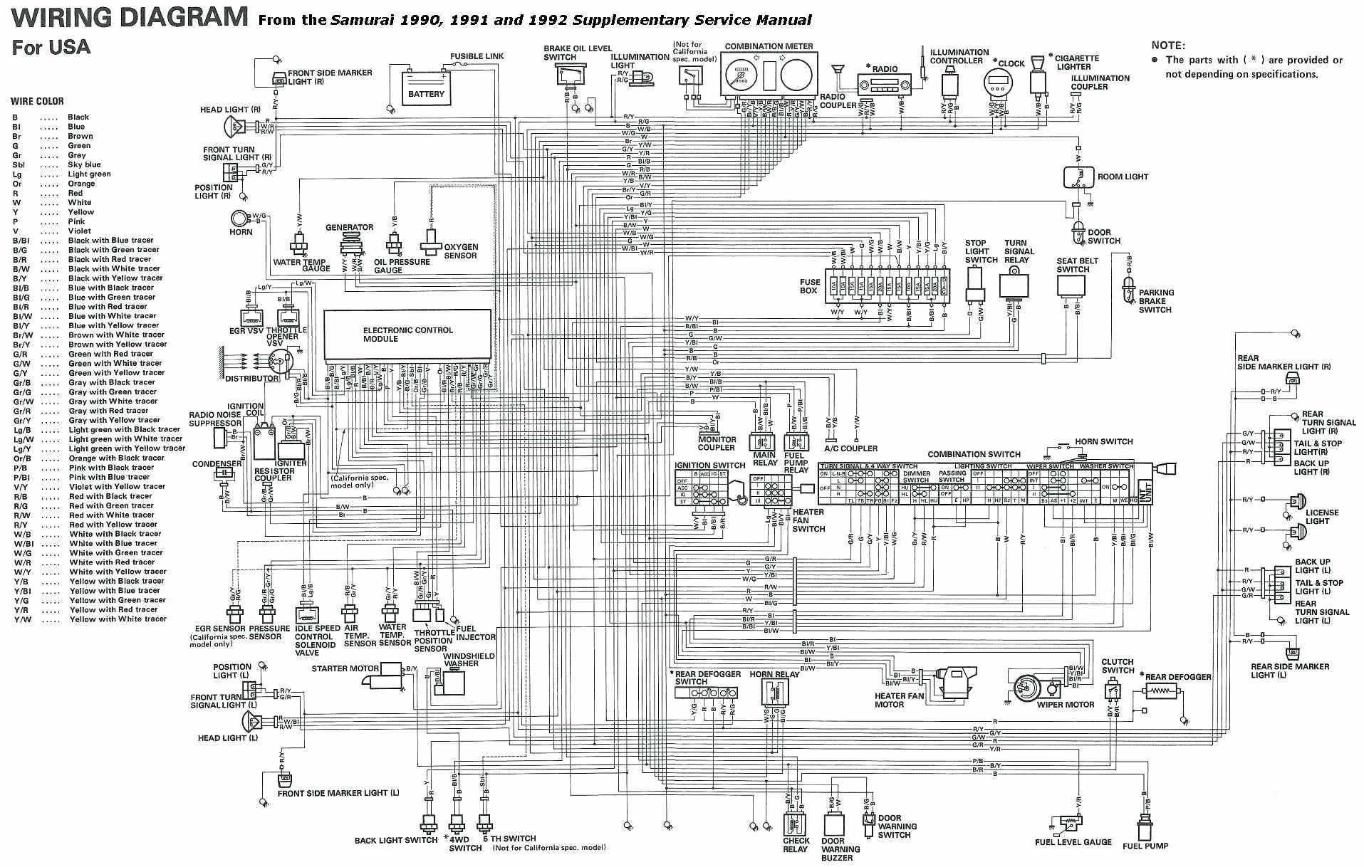 Suzuki Samurai Wiring Schematic Daihatsu Mira Wiring Diagram Car Manuals Diagrams Fault
