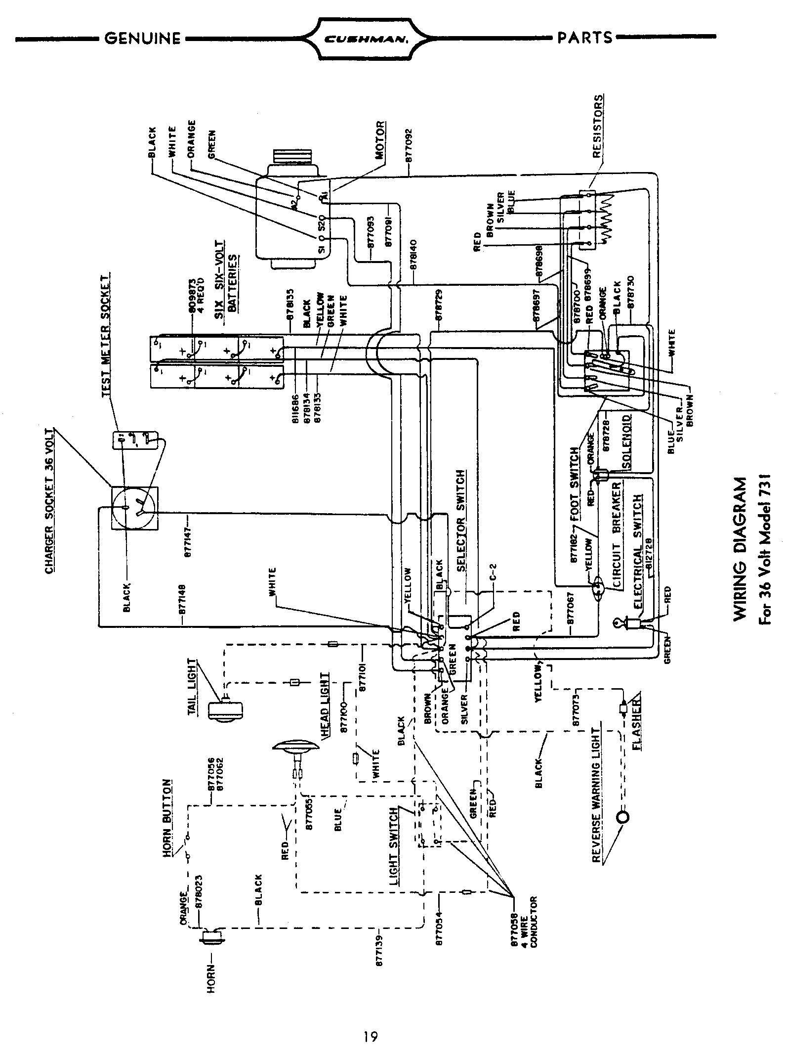 Wiring Diagram for A 1988 Club Car Ds 6087] 36 Volt Club Car Wiring Diagram Schematic Of Wiring Diagram for A 1988 Club Car