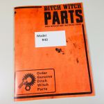 Ditch Witch 1030 Parts Breakdown Manuals] 1030 Ditch Witch Service