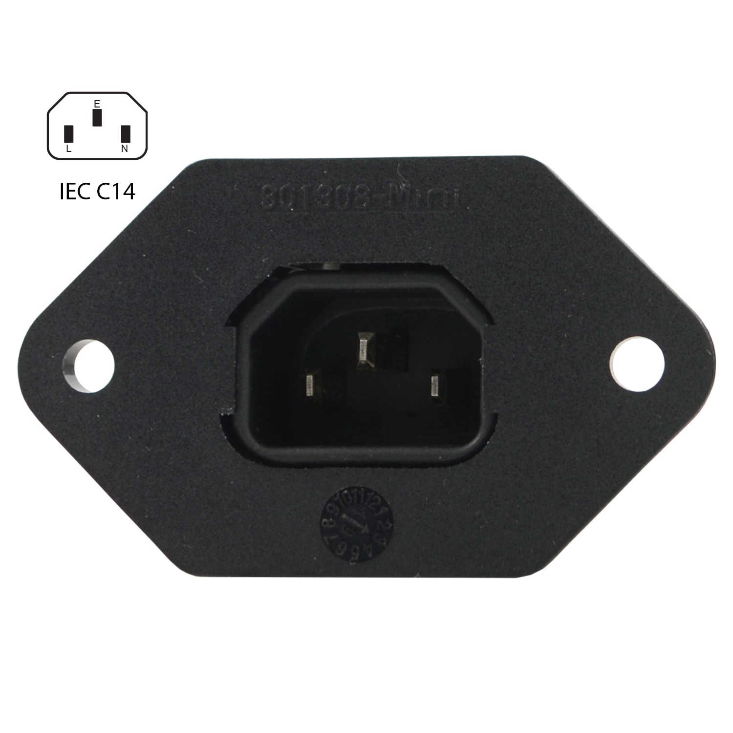 Iec C14 Inlet Pinout C14 to 5 15r Mountable Mini Adapter Of Iec C14 Inlet Pinout
