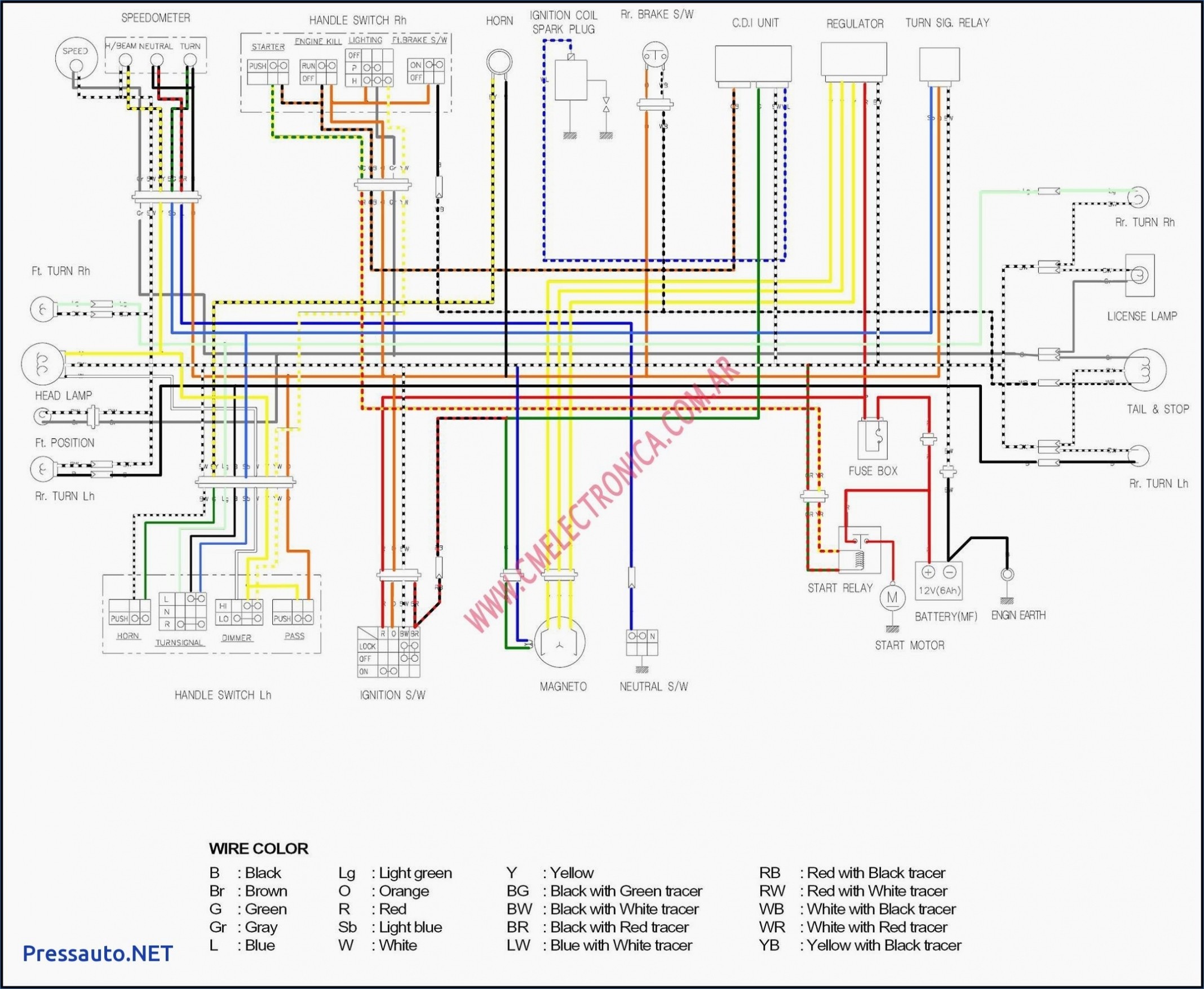 Tao Tao 110 Wiring Diagram 110 Schematic Wiring Diagram with Fuse Wiring Diagram Of Tao Tao 110 Wiring Diagram