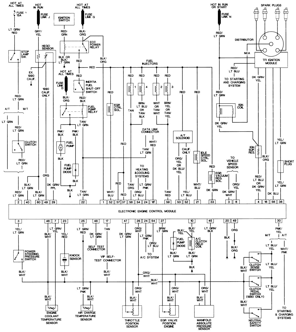 1990 ford Mustang A/c Wiring Diagram I Have A 1990 ford Mustang It Just Stopped Running the Other Day there is No Spark to the Of 1990 ford Mustang A/c Wiring Diagram