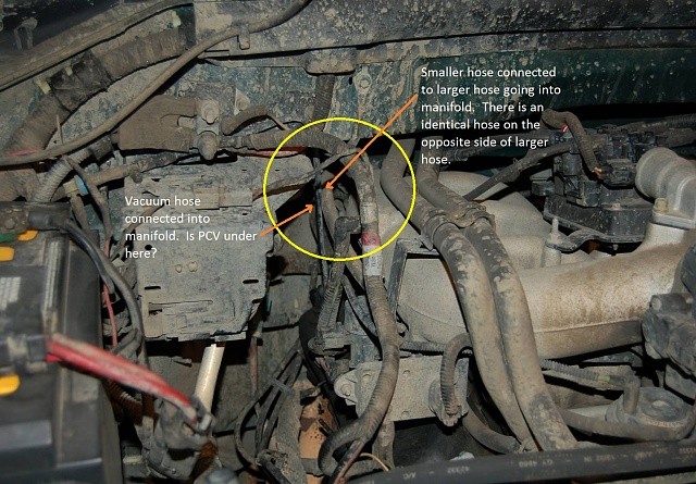 2000 ford F150 Engine 4.2 V 6 Engine Hoses Diagram 2000 F150 4 2l Pcv Valve Help Can T Find It ford F150 forum Munity Of ford Truck Fans Of 2000 ford F150 Engine 4.2 V 6 Engine Hoses Diagram