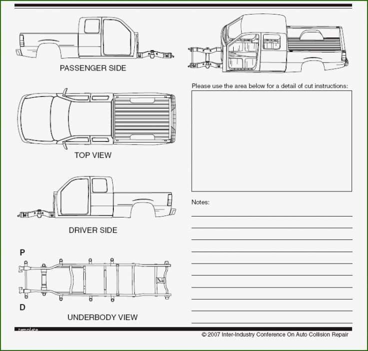 Truck Damage Template Ideal 27 Crew Cab Truck Vehicle Damage Diagram Of Truck Damage Template
