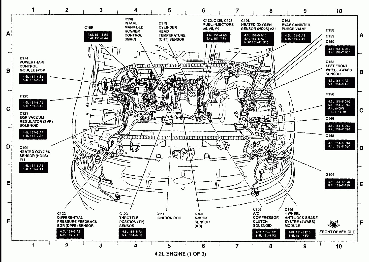 2000 ford F150 Engine Diagram 99 ford F150 4 2 Firing order Of 2000 ford F150 Engine Diagram