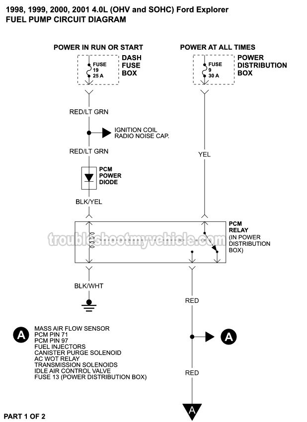 2001 Ford Pcm 42 Gas Wiring Diagram My Wiring Diagram