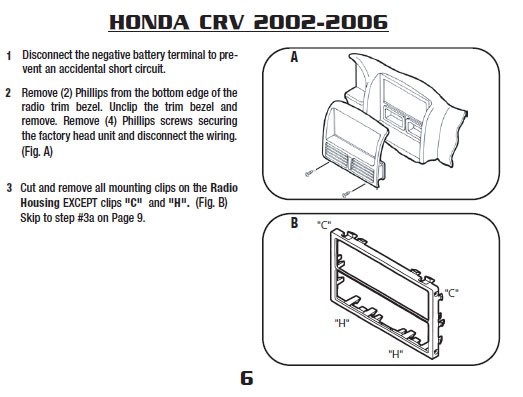 2003 Honda Crv Eld Plug Wiring Colours 2003 Honda Crvinstallation Instructions Of 2003 Honda Crv Eld Plug Wiring Colours