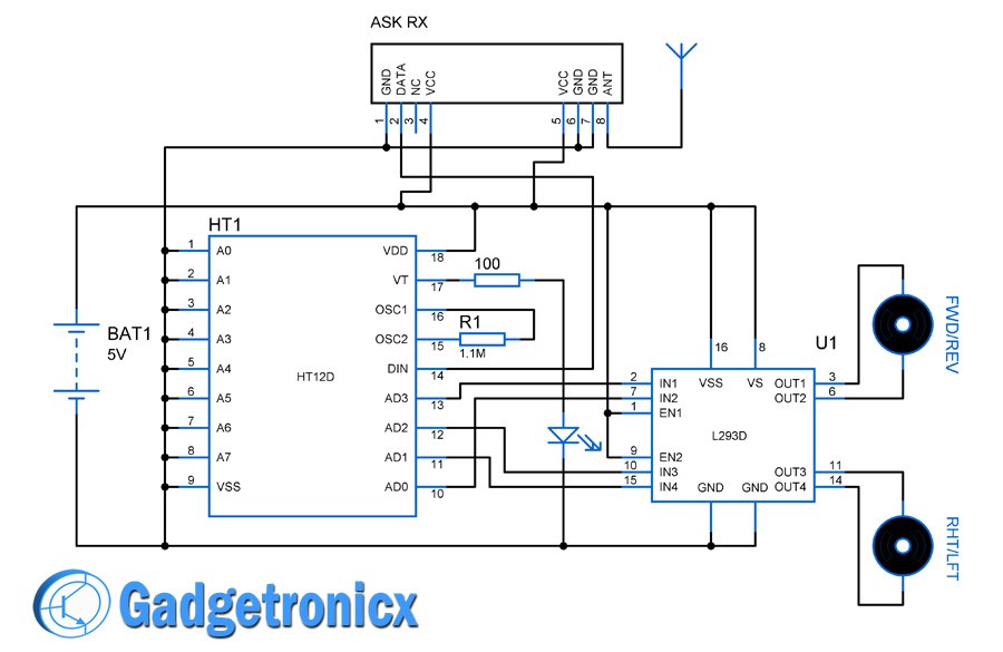 Automobile Remote Control Diagram How to Build A Remote Control Rc Car at Home Gad Ronicx