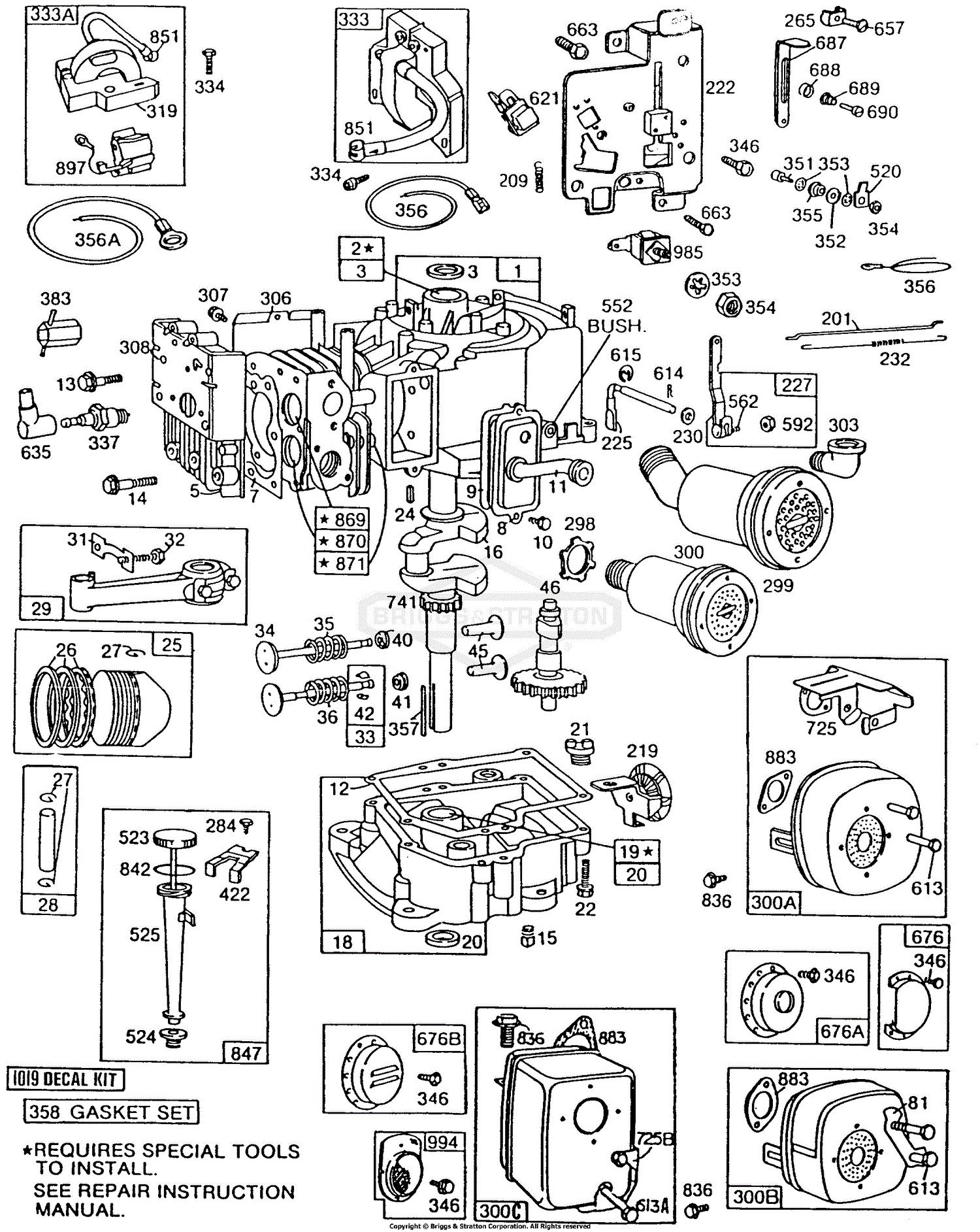 Briggs and Stratton Parts Diagrams Briggs and Stratton 2166 01 Parts Diagram for Cyl Sump Piston Oil Fill Of Briggs and Stratton Parts Diagrams