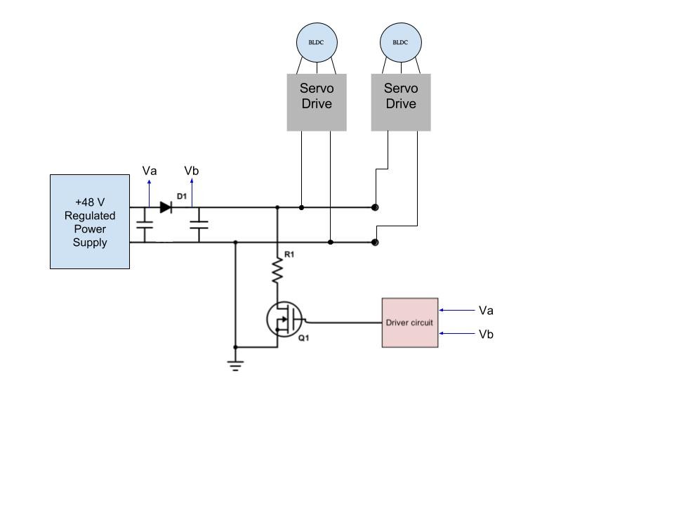 Dc Electrical Regenerative Circuit Diagram Voltage Dynamic Braking Mosfet Control Circuit Electrical Engineering Stack Exchange Of Dc Electrical Regenerative Circuit Diagram