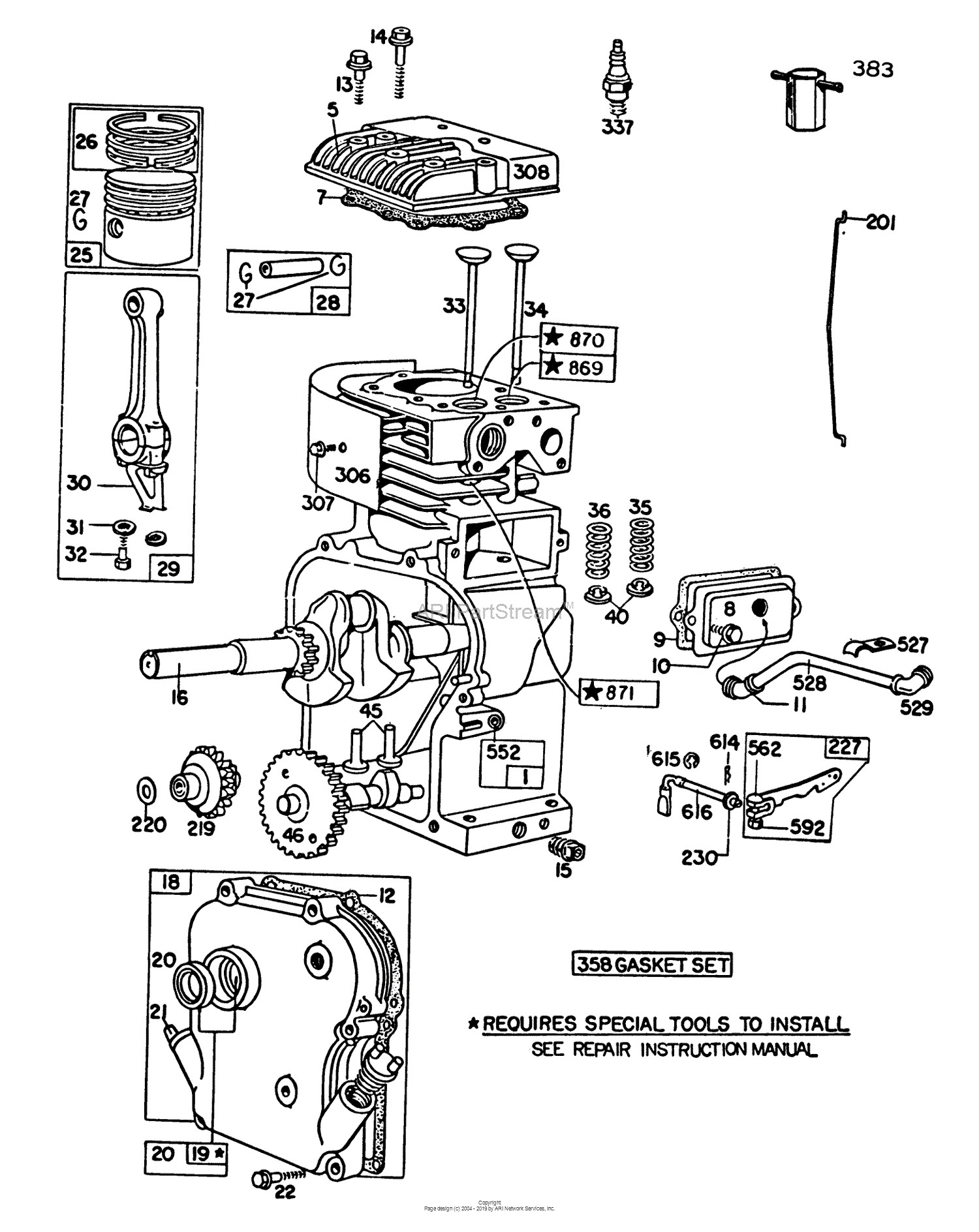 Diagram On Briggs Straton 6.5hp Engine toro 18" Tiller 1983 Sn Parts Diagram for Engine Briggs & Stratton Of Diagram On Briggs Straton 6.5hp Engine