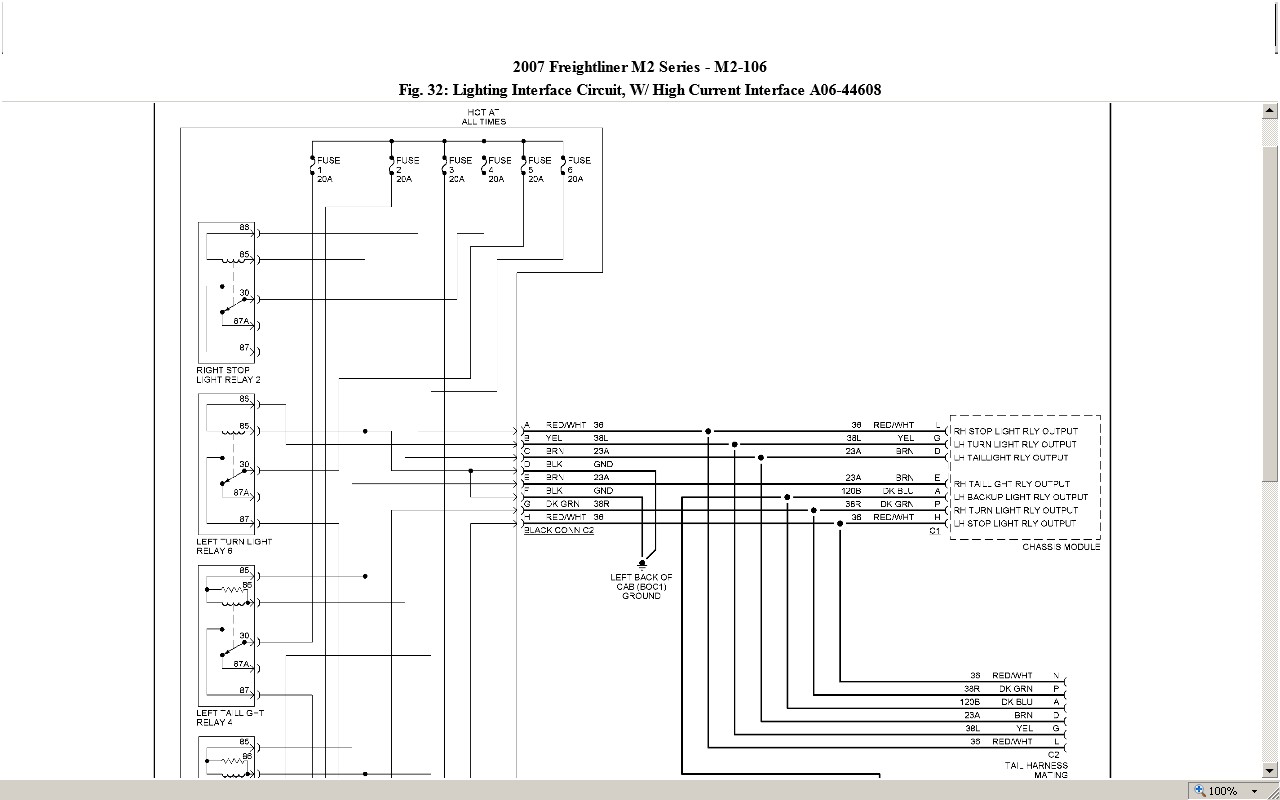 Freightliner Brake Pressure Switch Diagram I Am Working On A 2007 M2 Single Axle Road Tractor W Air Brakes the Right Side Brake Light Will Of Freightliner Brake Pressure Switch Diagram