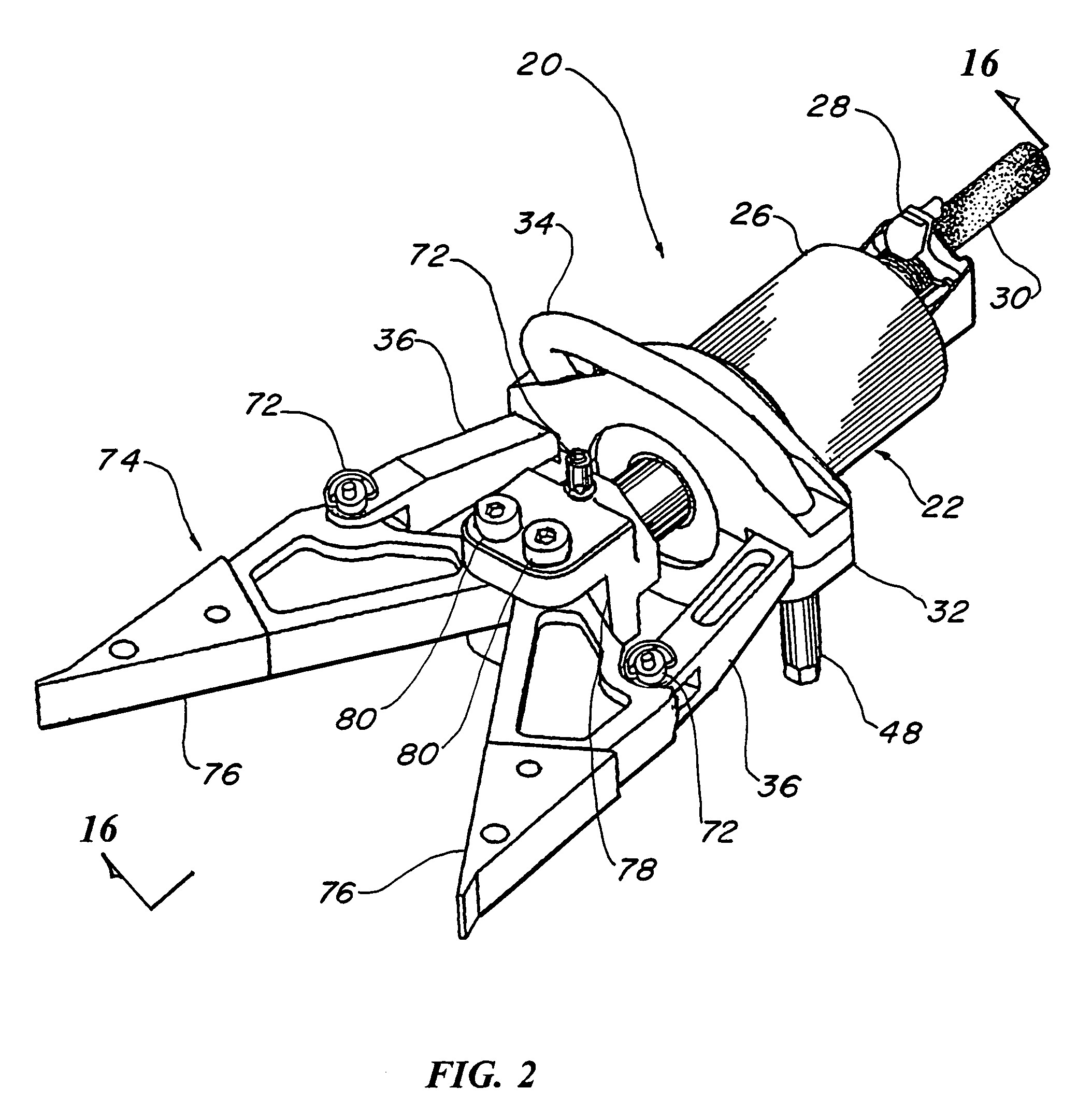 Oblique Technique Of Jaws Of Life Rescue System Patent Us Hydraulic Rescue tool Google Patents