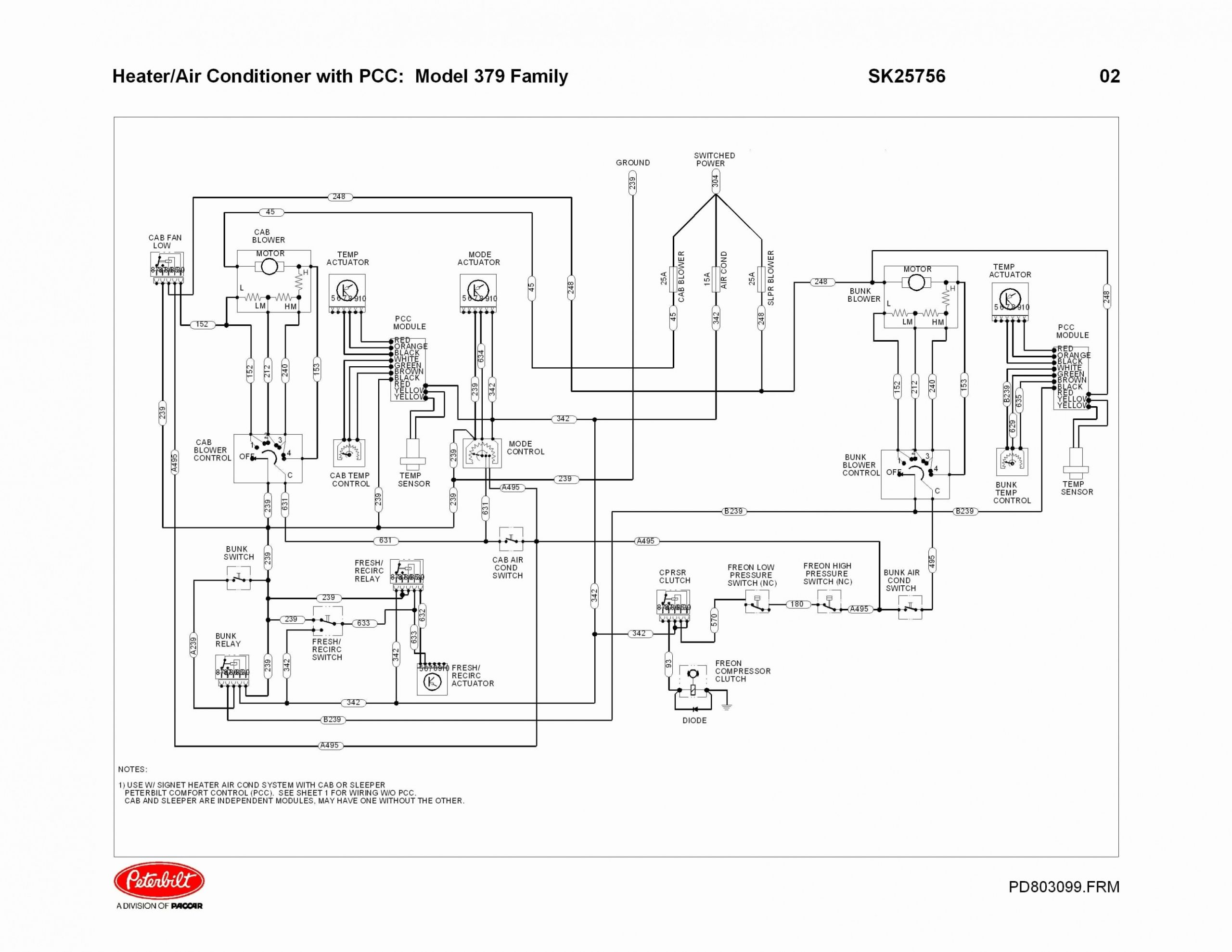 Peterbilt Air Schematics Peterbilt Air Conditioning Diagram — Untpikapps