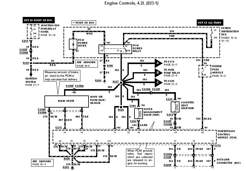 2008 F150 4.6 Engine Wiring Diagram I Find An Engine Wiring Diagram for A 1998 ford F-150 4.2 W/ A V-6. Of 2008 F150 4.6 Engine Wiring Diagram
