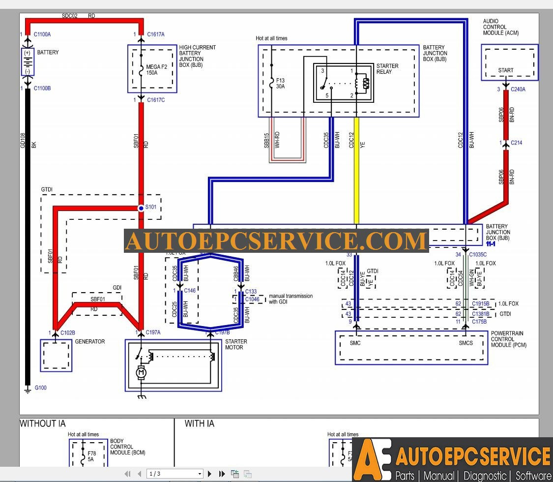 Ford Focus Engine Wiring Schematic ford Focus 2015 2.0l Wiring Diagram – Auto Repair software-auto … Of Ford Focus Engine Wiring Schematic