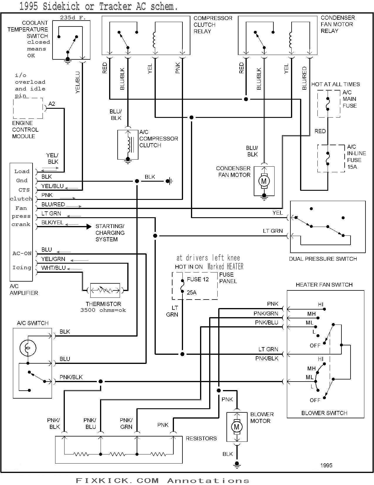 Schematic for 2002 Chevy Tracker Evap System Diagram Factory Air Conditioning – Diagnosis and Repair Of Schematic for 2002 Chevy Tracker Evap System Diagram