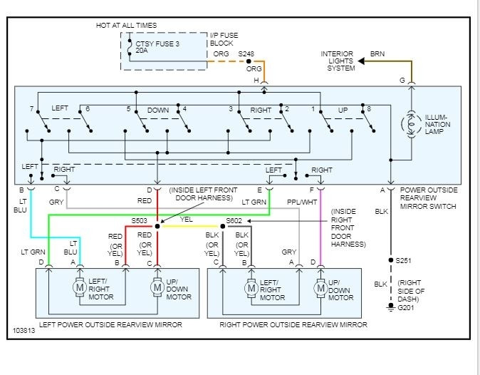 Wiring Diagram 2005 Gmc 1500 Power Window Wiring Diagram: Swapped Out Doors On My '06 … Of Wiring Diagram 2005 Gmc 1500