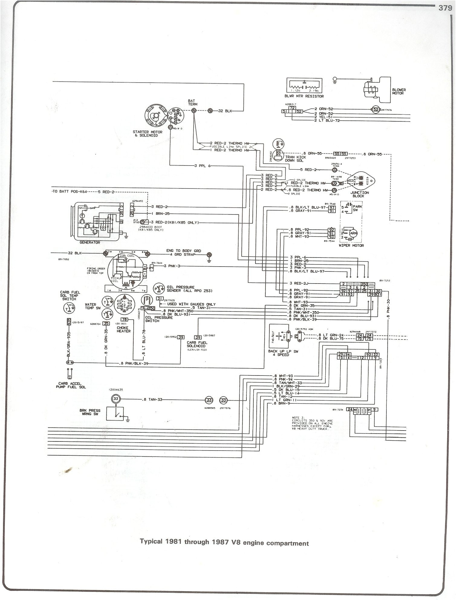 1959 Chevy Truck Wiring Diagram Complete 73-87 Wiring Diagrams Of 1959 Chevy Truck Wiring Diagram