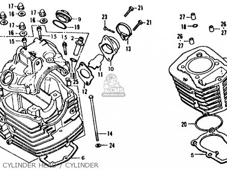 1978 Honda Xl 125 Wiring Diagram Honda Xl125 1978 Usa Parts Lists and Schematics Of 1978 Honda Xl 125 Wiring Diagram