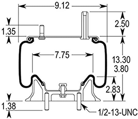 Air Brake System Diagram In Kenworth T800 Pdf Amazon.com: torque Air Spring Bag for Kenworth Trucks (replaces ...
