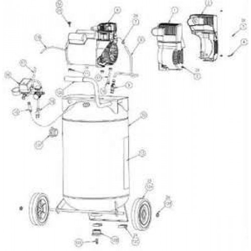 Bostitch Air Compressor Parts Diagram Coleman Pmc8321 Air Compressor Parts - A&s Aerodynamic Co., Ltd