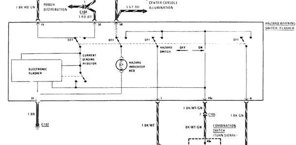 Classic Car Flasher Unit Wiring Diagram 1978 Thru 1981 – Turn Signal/hazard Flasher Repair Mercedes-benz … Of Classic Car Flasher Unit Wiring Diagram