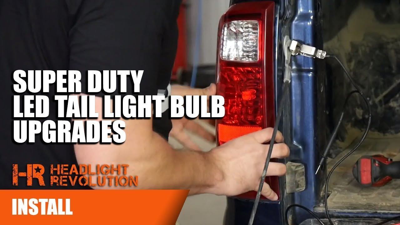 Color Of Running Light Wire On 2012 ford F250 2010 – 2016 ford Super Duty Led Tail Light Bulb Upgrades – Super Bright Reverse and Brake Of Color Of Running Light Wire On 2012 ford F250
