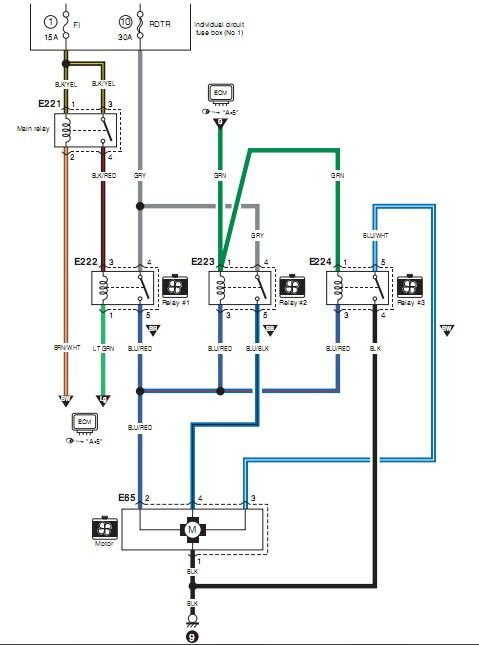 Corrolla Cooling System Wiring Diagram Cooling Fan Running while Engine is Cold. Suzuki forums