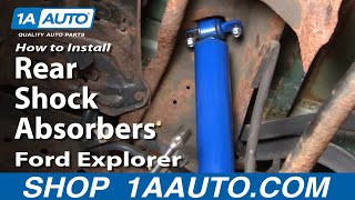 Ford Explorer Rear Suspension Diagram How to Replace Rear Shock Absorbers 91-05 ford Explorer Of Ford Explorer Rear Suspension Diagram