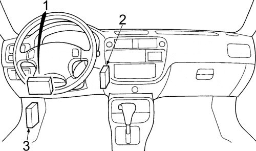 Honda Civic Wiper Wiring Diagram Honda Civic (1996 – 2000) – Fuse Box Diagram – Auto Genius Of Honda Civic Wiper Wiring Diagram
