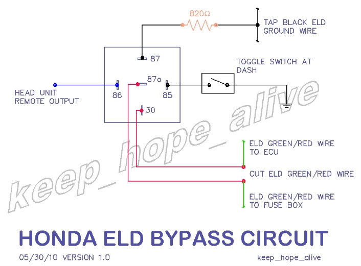 Honda Crv Eld Circuit Diagram Honda Electrical Load Detection (eld) bypass – Honda Accord forum … Of Honda Crv Eld Circuit Diagram