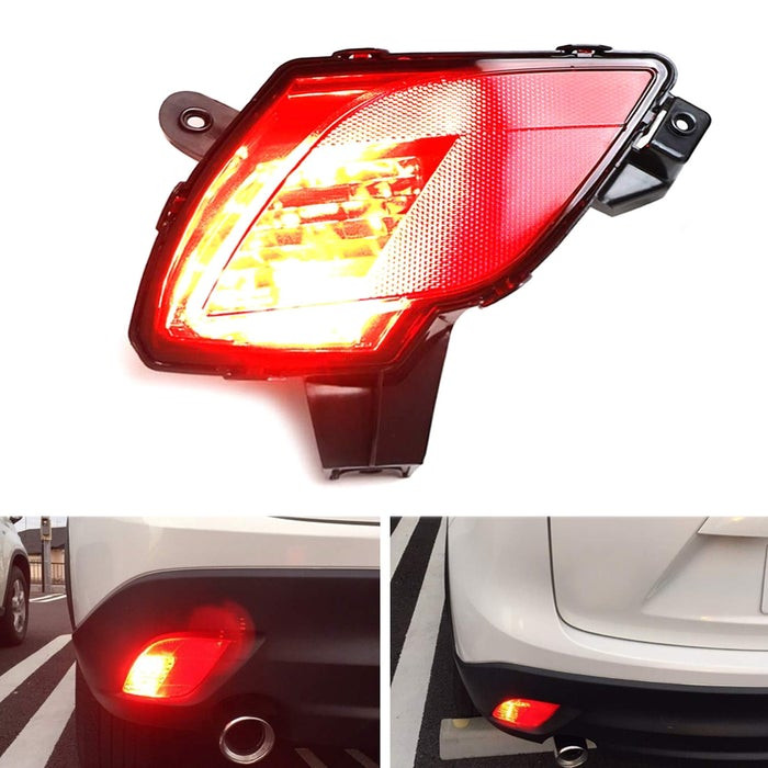 How Much to Wire In A Rear Foglight Jdm Spec Driver Side Rear Fog Light Housing W/super Bright Red Led Light, Wiring & Bumper Reflector Lamp Compatible with 2013-2016 Mazda Cx-5