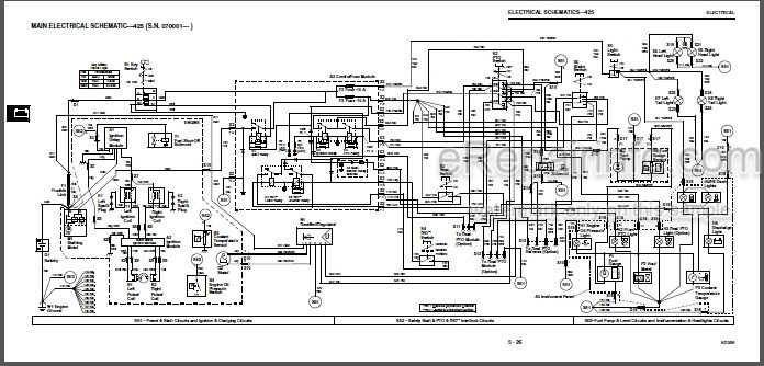 John Deere 4100 Electrical Diagram Jd 425 445 455 Technical Manual Lawn and Garden Tractors Tm1517 … Of John Deere 4100 Electrical Diagram