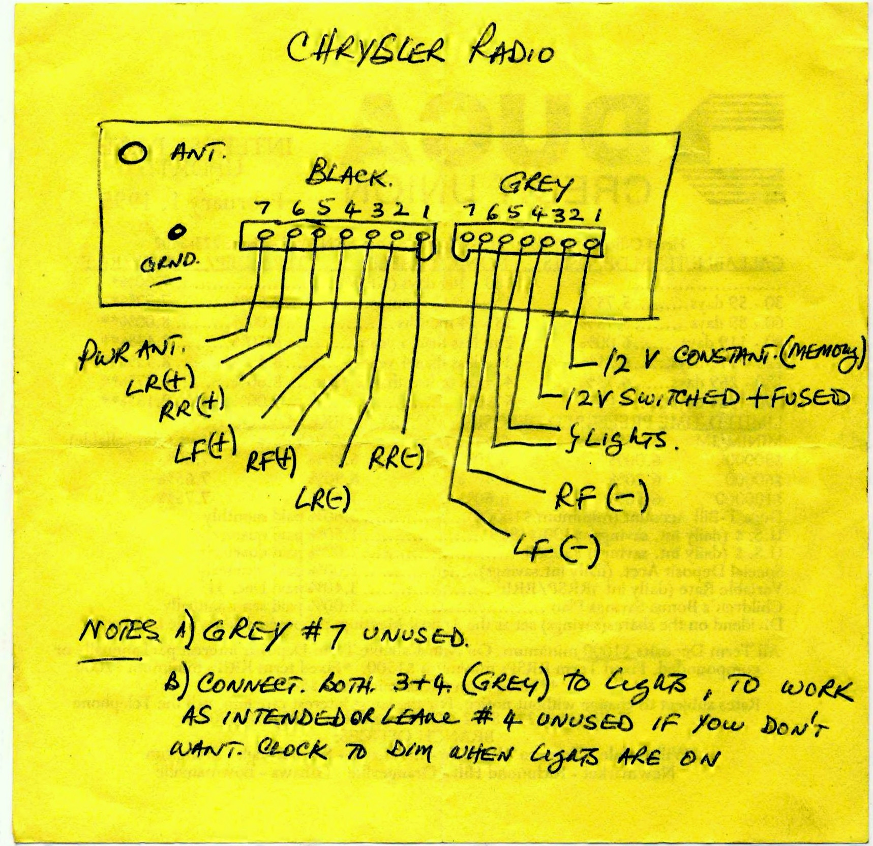 Radio Wiring Diagram 2007 Dodge Ram Stereo Wiring Diagram Help Dodge Ramcharger Central Of Radio Wiring Diagram 2007 Dodge Ram