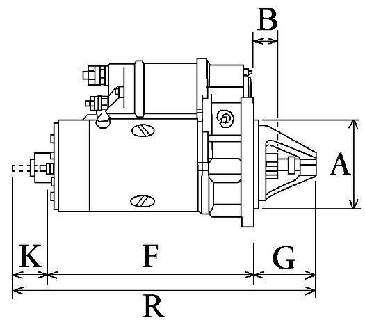 Thornycroft Diesel Engine Starter Wiring Diagram Anlasser Bmc 1.5 (1500) Leyland Thornycroft Bmc Captain 12v Of Thornycroft Diesel Engine Starter Wiring Diagram