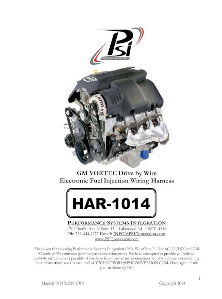 What Does the Dlc Wire Connect to On Gm Ls3 Wiring Harness Har-1014 Vortec Dbw Harness Instructions 4 – [pdf Document] Of What Does the Dlc Wire Connect to On Gm Ls3 Wiring Harness