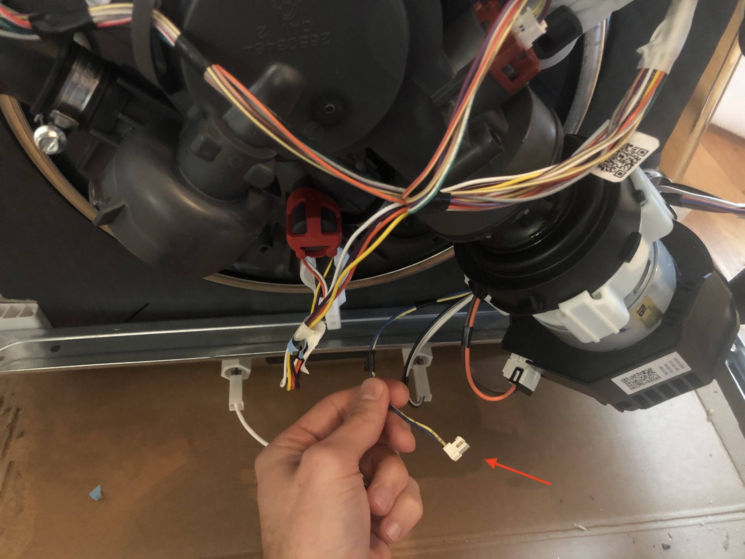 Wiring for Bosch Dishwasher Motor New Ge Dishwasher: Unknown Wires Not Connected/help Desk Can't ...