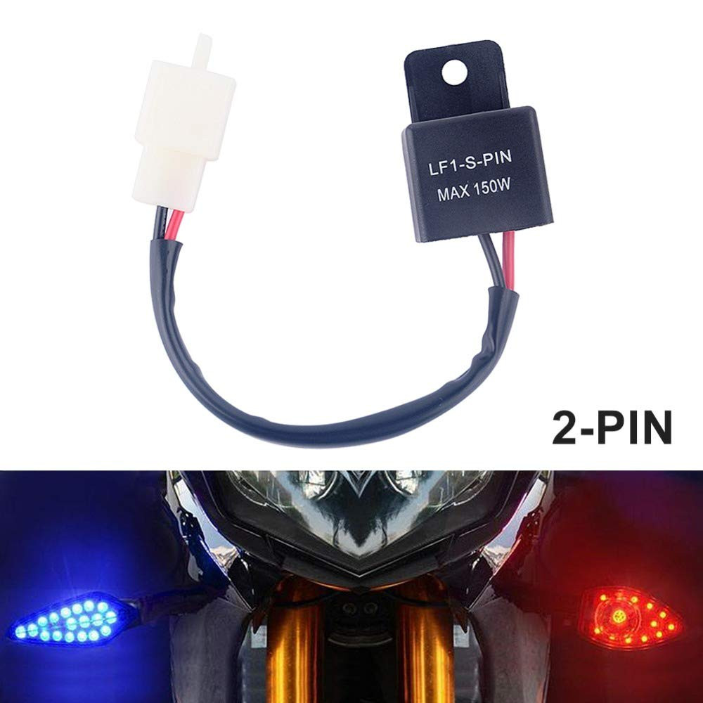 Convert Three Wire Flasher to Two Wire Flasher Relay 2 Pin 12v Motorcycle Universal Led Turn Indicator … Of Convert Three Wire Flasher to Two Wire