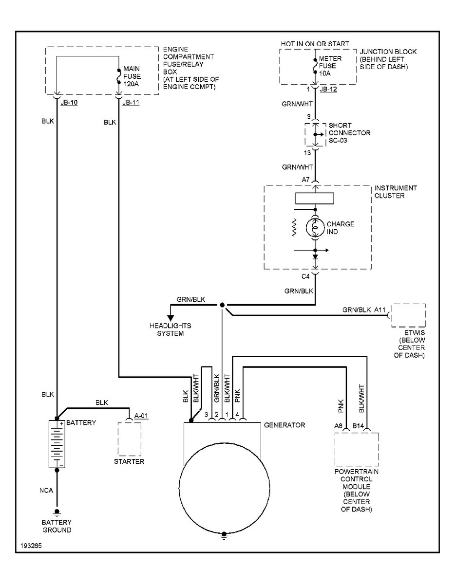 Diagram 2002 Kia Sedona Engine Kia Sedona Questions - What is the Part Number for the Generator ...