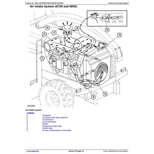 Kenworth T800 Air Brake System Diagrams Tm4621 – John Deere 6650, 6750, 6850, 6950 forage Harvesters (sn … Of Kenworth T800 Air Brake System Diagrams